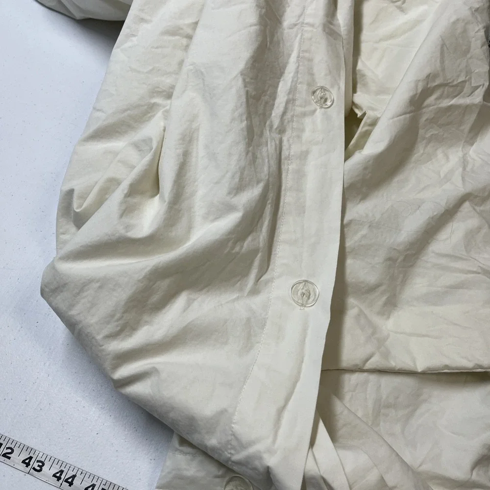 Brooklinen Duvet Cover Ivory White Queen 100% Cotton Percal Classic Comfort